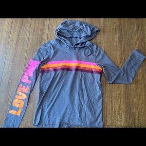 Victorias Secret Pink Hoodie XSmall Brown